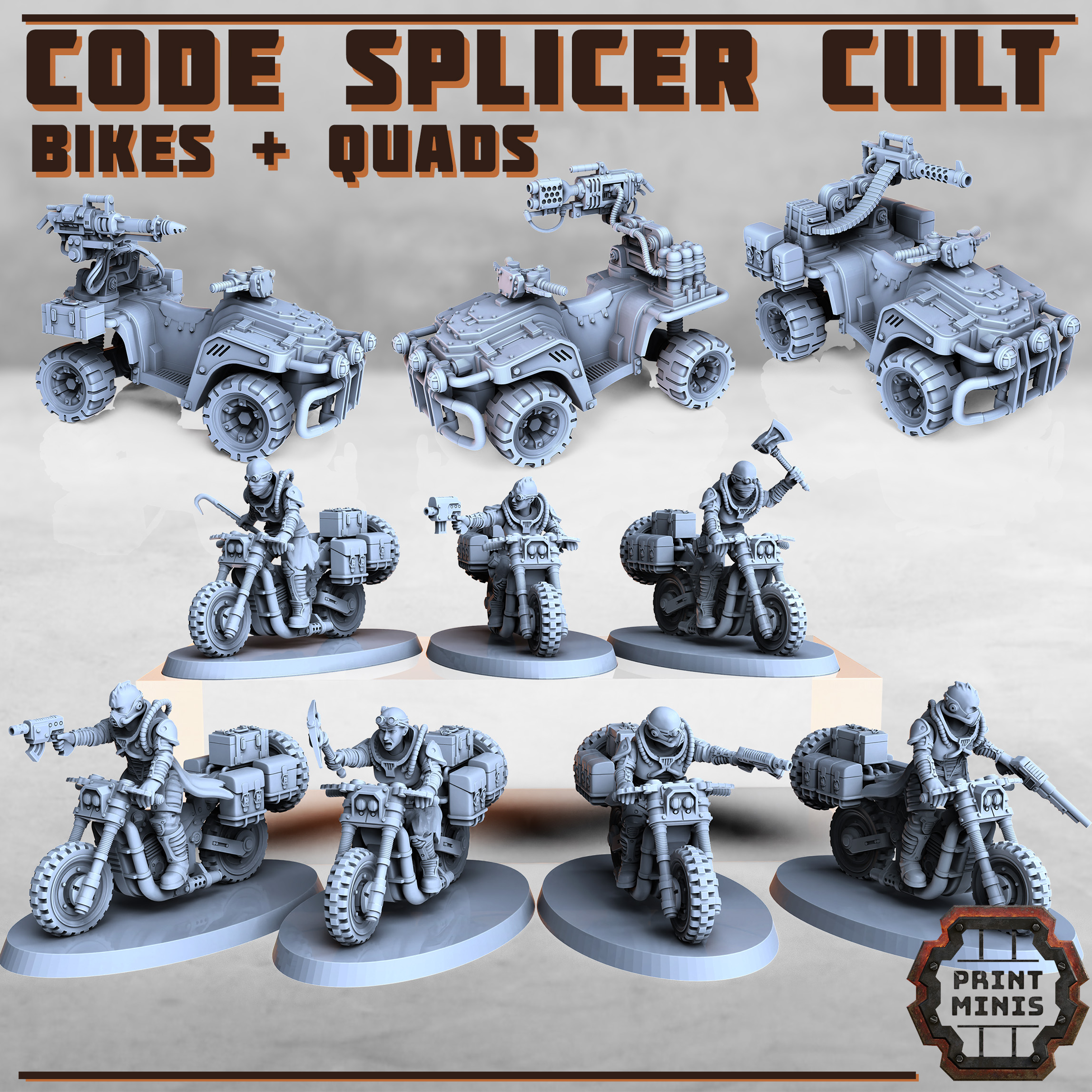 Code Splicer Cult - Bikes, Quads + Riders
